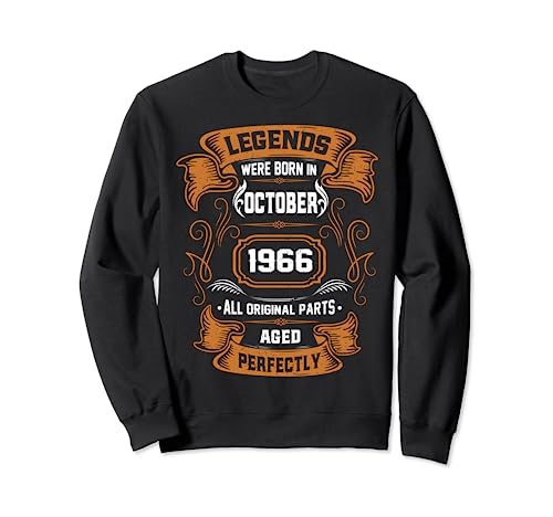 Las leyendas nacieron en octubre de 1966 regalo de cumpleaños Sudadera