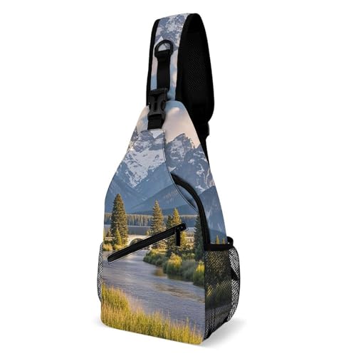 Bolsa de hombro para senderismo y viajes unisex Grand Teton