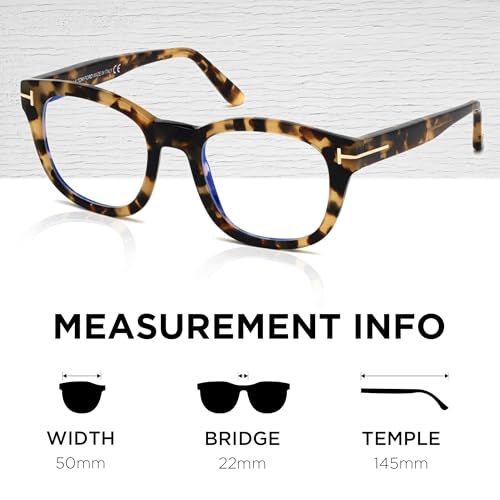 Image of Tom Ford FT5542-B Geometric Shape Eyeglass Frame With Luxury Eyewear Kit