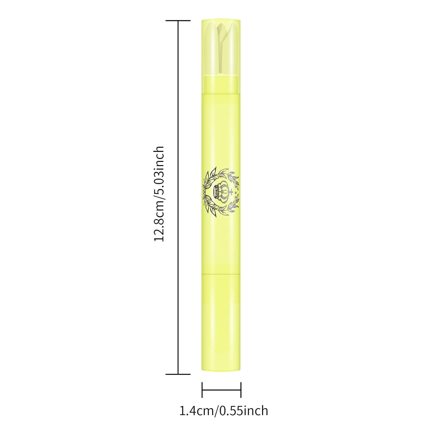 Penna per rimuovere lo smalto, correttore per smalto gel con punta in cotone, confezione da 3 pezzi per la pulizia dei bordi delle cuticole, per nail art fai da te