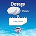 Clorox Pool&Spa XTRABLUE 3” Chlorinating Tablets, Individually Wrapped, Kills Bacteria & Stops Algae (5 LB)