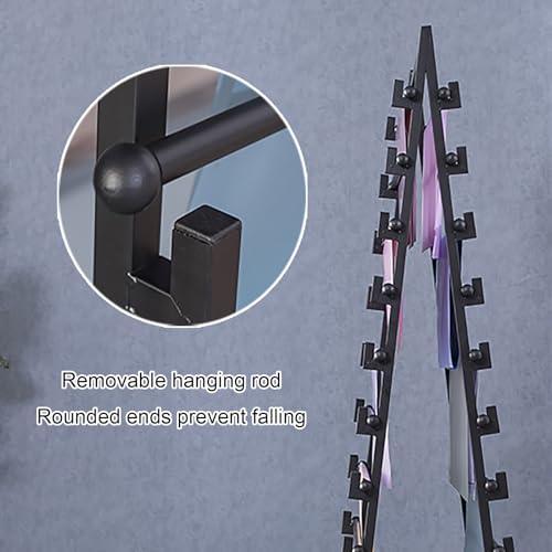Solution de rangement polyvalente en tissu avec barre amovible noire - 5