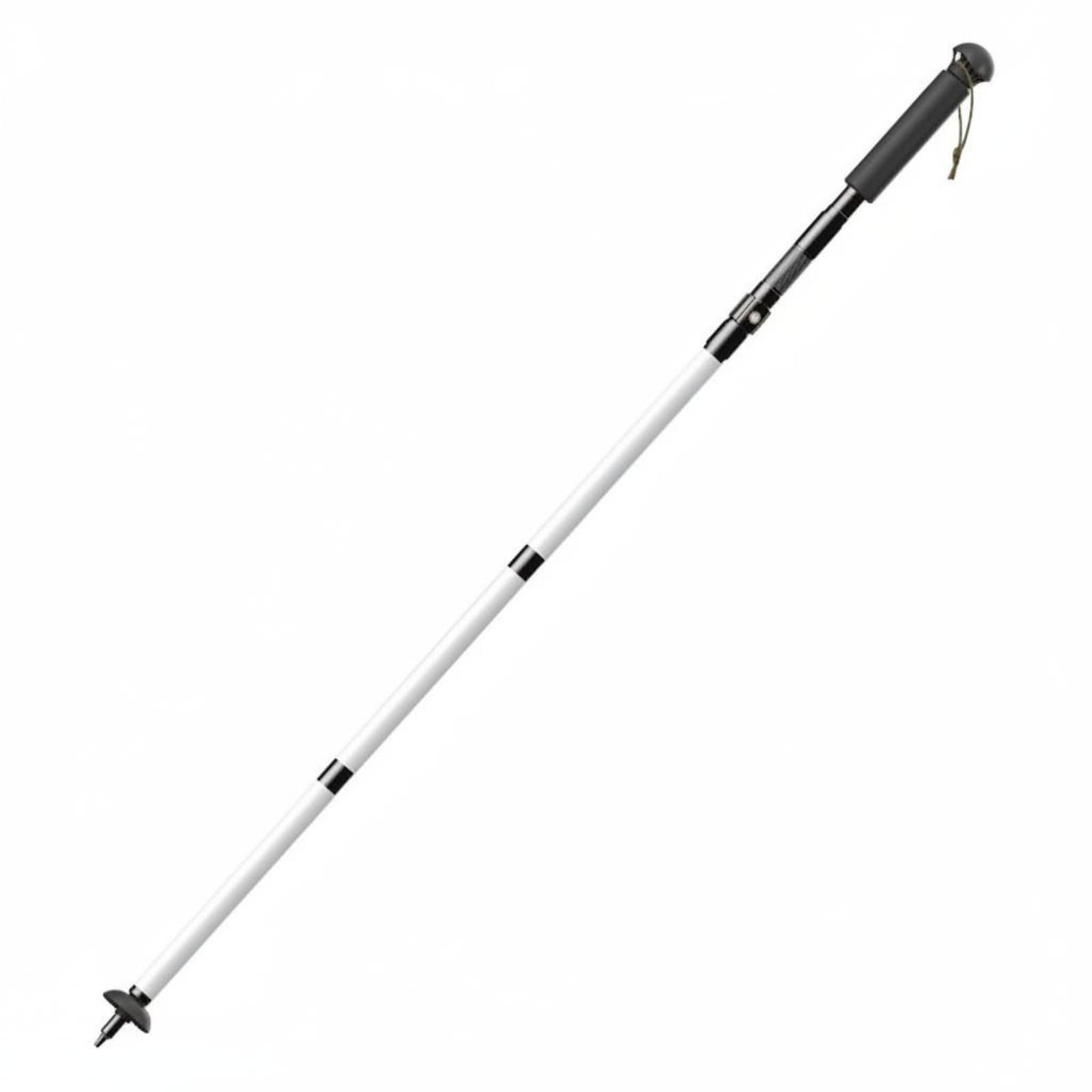 Rechargeable Folding Lighted Walking Stick Foldable LED Trekking Pole Aluminum Alloy LED Hiking Pole Portable for Climbers, Hikers, Campers, Mountain Climbing, Camping, 160CM-image-12
