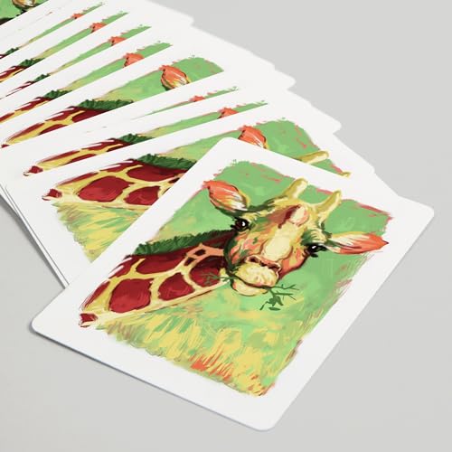 Baraja de Poker con 52 Cartas y Diseño Jirafa miniatura 5