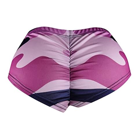 Yoga Shorts Womens Tight Shorts, Lulupi Fashion Camouflage Printing Leggings Ladies Summer Sexy Hot Pants Gym Workout Sport Shorts Cover