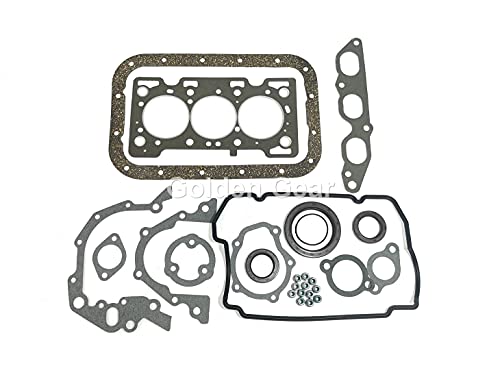 Image of Full Engine Gasket Overhaul Kit Compatible with Suzuki F6A DD51T DB51T DB52T Non-Turbo DA51T DA51V DA52T DA52V DA52W DB51V DB52V DC51T Scrum DG51B DG51T DG51V DH51T DH51V DE51V DF51V