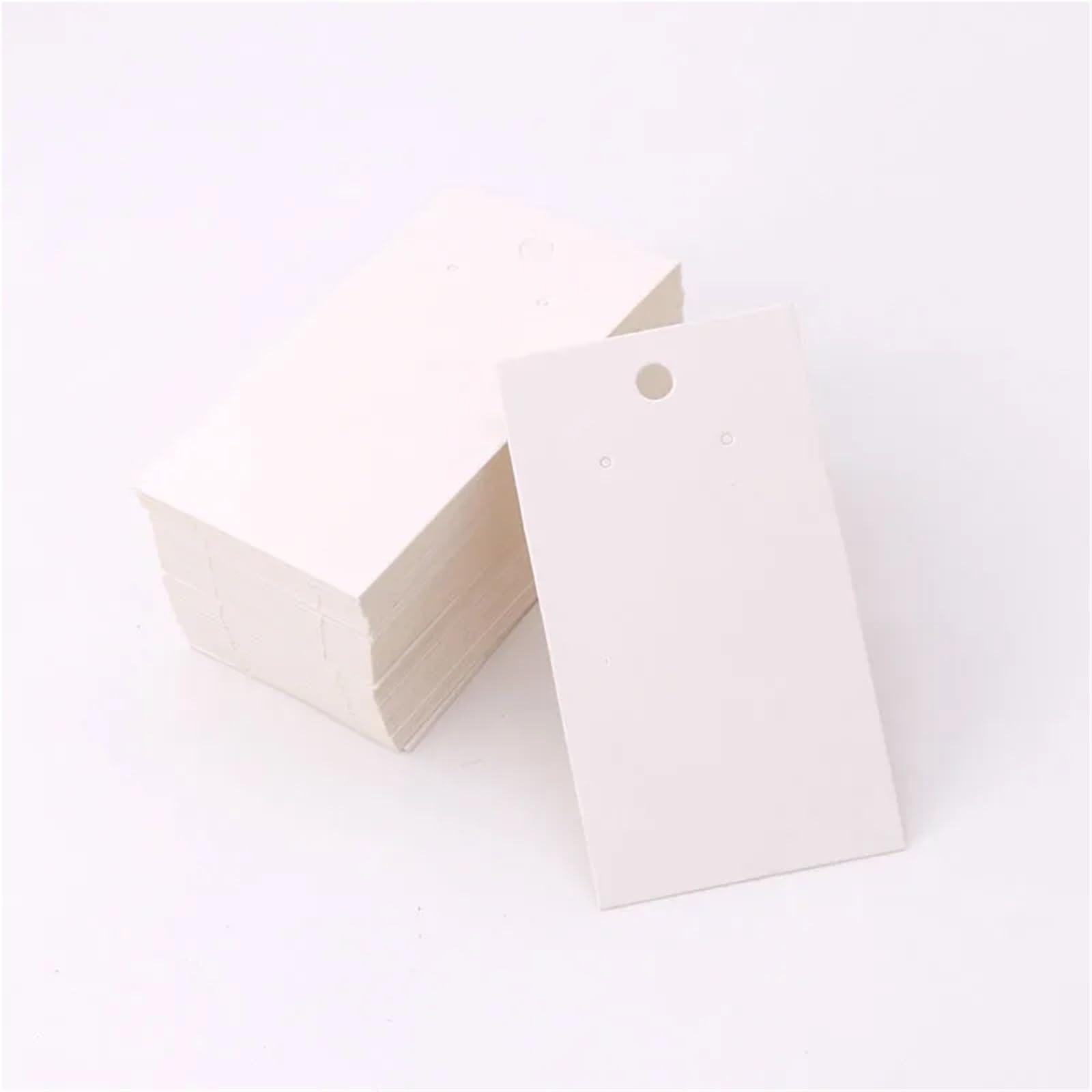 Etykiety jubilerskie do cen 400 szt. 5 x 9 cm kolczyki karty ekspozycyjne papierowe etykiety do pakowania biżuterii DIY