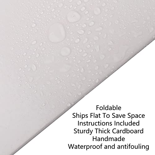 Magazine File Holder Storage Box Catalog Racks Collapsible Office Organizer Box Cardboard Paper File Folders Book Desk Accessories Reference Racks With Labels For A4 Size Document (White 10 Pack) #TOP5