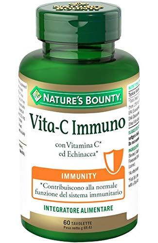 Nature's Bounty Vita C Immuno Integratore Alimentare 60 Tavolette