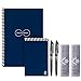 Rocketbook Everlast Executive and Mini Wirebound Notebook with 2 Pilot FriXion pens and 2 microfiber cloths, Midnight Blue (EVR EM K CDF)