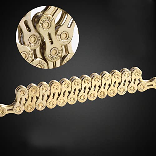 Bike Chain, Hollow Ultralight Design 9 Speed Chain 116 Links for Cyclists Road Mountain Bikes - Image 3