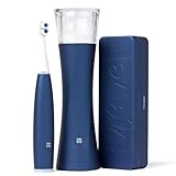 SuperMouth ULTIM8 SmartBrush™ System – Electric Toothbrush with Patented SuperBristles®,Sanitizing SmartHub®, Travel SmartCase®, Dual Sonic Modes, and Pressure Sensor – Blue