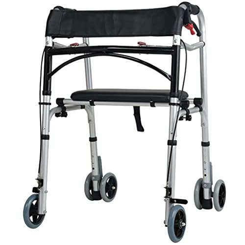 Déambulateur vertical adulte - Aide à la marche réglable à roues et freins