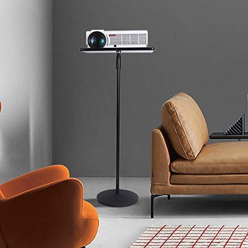 Soporte de proyector de metal negro con altura regulable multifunción portátil 3