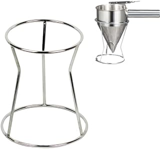 Tomaibaby Stainless Steel Holder Pancake Dispenser Stand Funnel Holder Stand Cake Funnel Stand Octopus Balls Tools Kitchen Baking Tools