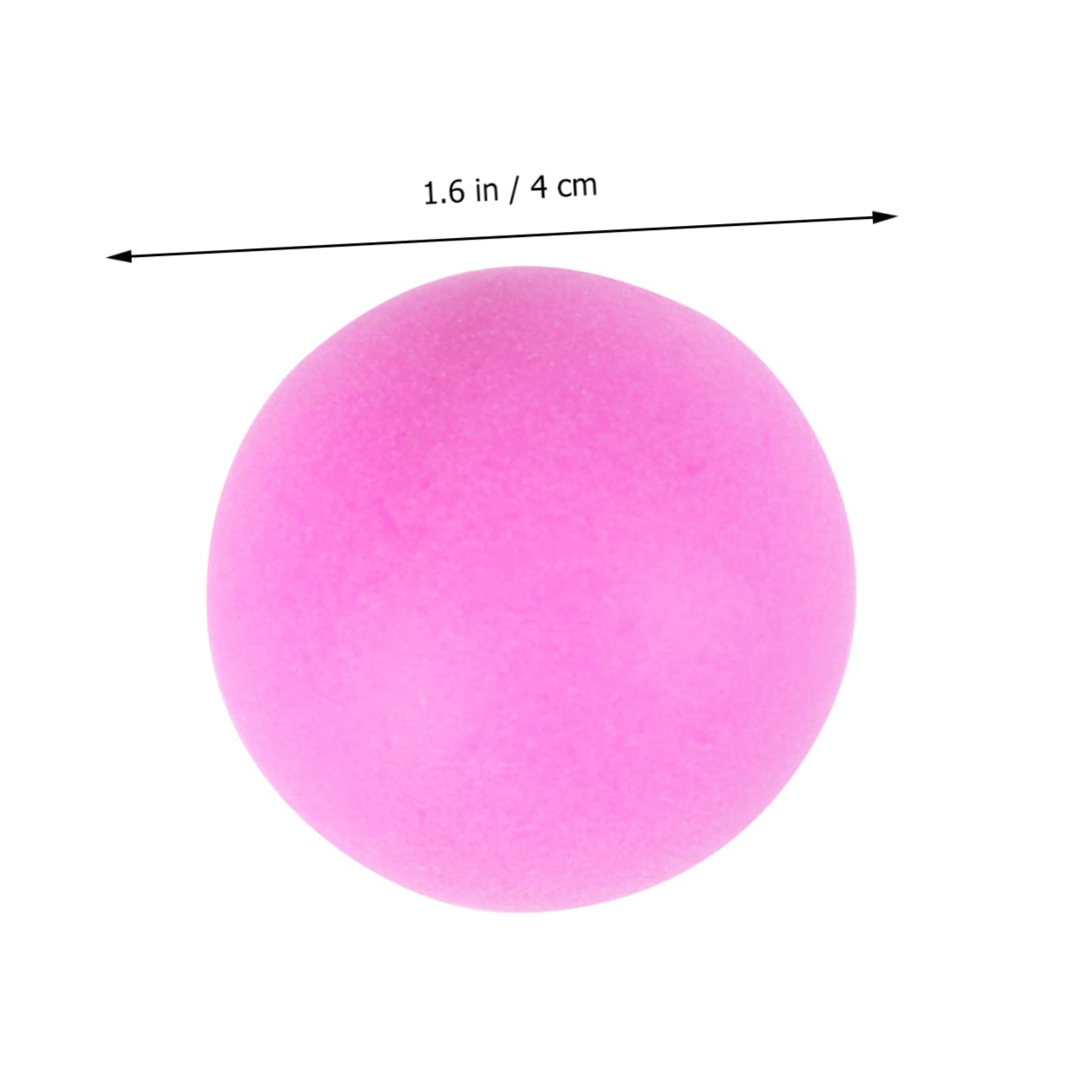 OSOLADY 40mm Plastic Table Tennis Balls 60 Pack for Beginners Seasoned Players Easy to Carry