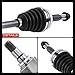 A-Premium CV Axle Drive Shaft Assembly Compatible with Toyota Corolla 2009-2018, Matrix 2003-2014 & Pontiac Vibe 2003-2010, L4 1.8L, Front Left Driver Side