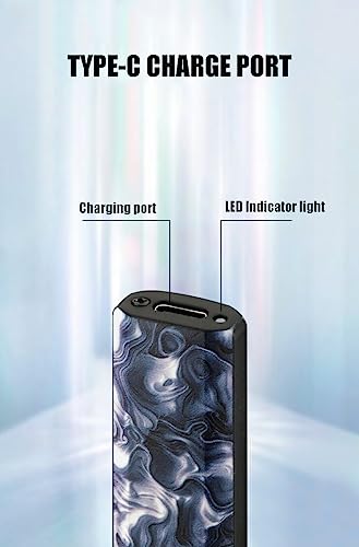 Encendedor eléctrico Ambrogio.L USB C ultradelgado multicolor miniatura 5