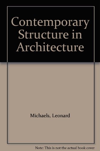 Contemporary Structure in Architecture B001J9RMV6 Book Cover