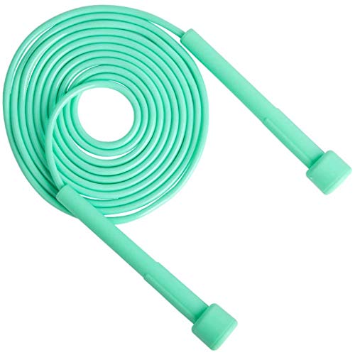 Cuerda de salto de velocidad profesional para hombres y mujeres, gimnasio, cuerda de saltar de PVC, equipo de Fitness ajustable, entrenamiento de boxeo muscular(Blu)