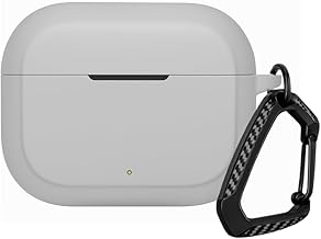 Soft Silicone Protective Case Cover for Onepluss Nord Buds 3R, Compatible with Earbuds (Gray)