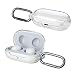 Produktbild Kconn Schutzhülle Kompatibel mit Galaxy Buds und Galaxy Buds Plus, Tragetasche mit Karabiner, PC Vollständige Schützer Gehäuse für Samsung Galaxy Buds Wireless 2020 2019, Transparent