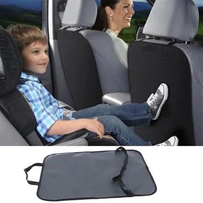 Image of Kick Mats with Organizer - 2 Pack Backseat Protector Seat Covers for Your Car, SUV, Minivan or Truck Seats - Vehicle Back Seat Kids Safety Accessories - Universal Fit Automotive Interior Protectors