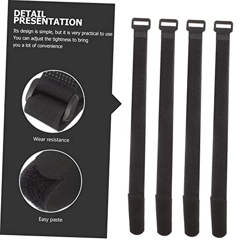 Angoily 36 piezas correas reutilizables para fijar cables, correas para gestión de cables bajo escritorio, organizador de cables miniatura 3