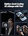SURILEHEGE Phone Cooler for Gaming, Mobile Cell Phone Cooling Fan Radiator for iPhone Android Smartphone Live Streaming