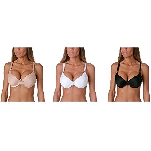 MaMia Women's 6 Basic Color Bras Lot