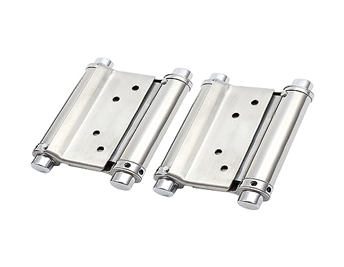Bohaner Lot de 2 charnières de porte battantes en acier inoxydable de 8,6 cm - Capacité de charge : 15 kg