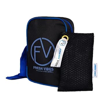 FRESH VIBES Moisture Absorber Portable Deodorizer & Dehumidifier for Washrooms, Closets, Room Fights Against Pollutant, Bad Smell, Allergens, Mould, Fungus & Musty smells (Medium Odor)