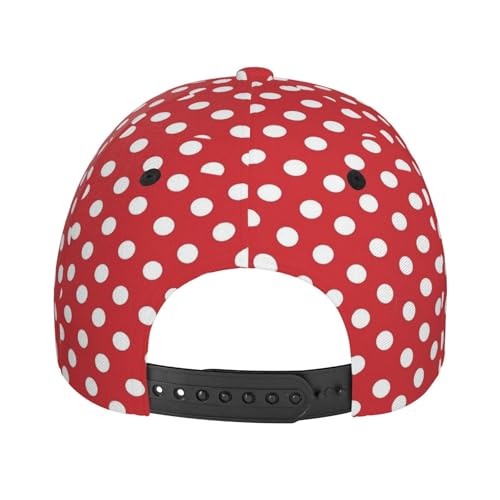 Gorra de béisbol con patrón de lunares para hombres y mujeres miniatura 6