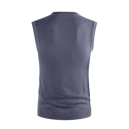 Men's Sweater Vest Classic V Neck Pullover Sweaters Sleeveless Lightweight Casual Slim Fit Knit Vests Waistcoat2