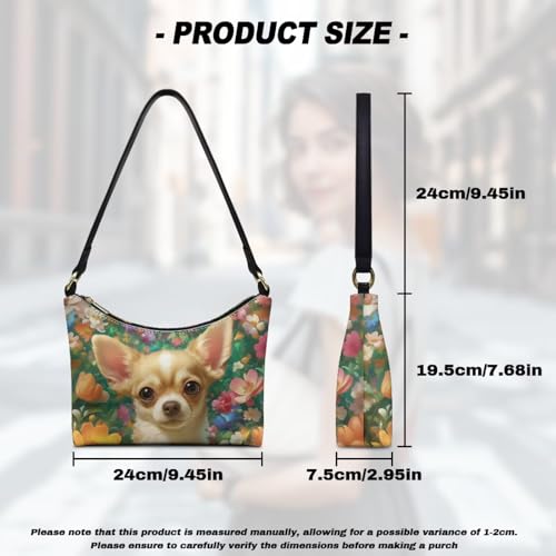 Bolso pequeño de hombro tipo media luna para mujer miniatura 6
