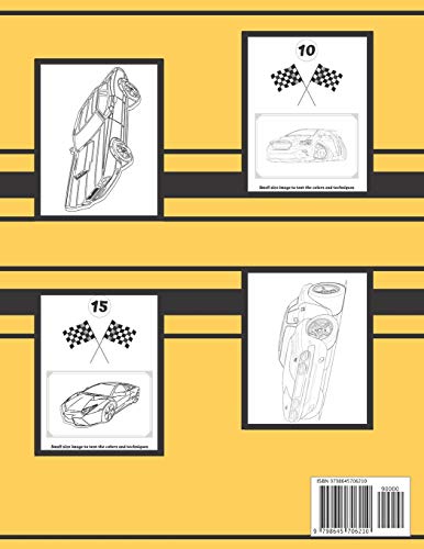 Muscle Cars and Luxury Vehicles Coloring Book: (coloring book for kids, adults and any fan of supercars) image 4