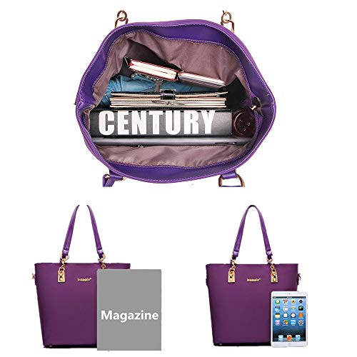Set de 6 Bolsos de Nylon para Mujer Tote y Cartera miniatura 6