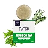 FATCO Shampoo Bar | Tallow-Based | Rosemary + Mint | Nourishing + Moisturizing | Great for All Hair Types | Zero Waste 2.7 oz
