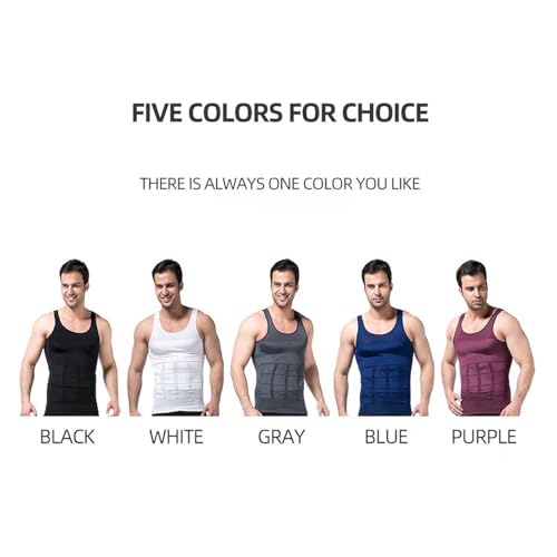 Camiseta ajustada sin mangas compresiva para hombre miniatura 4