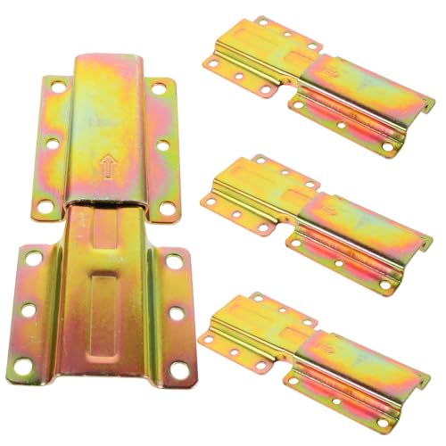 WHAMVOX 4pcs Sofa Latch Bed Frame Sofa Slider Hardware Sofa Connection Hardware Furniture Sofa Sliding Accessories Sofa Hardware Furniture Sofa Lock Replacement Parts Sofa Connector