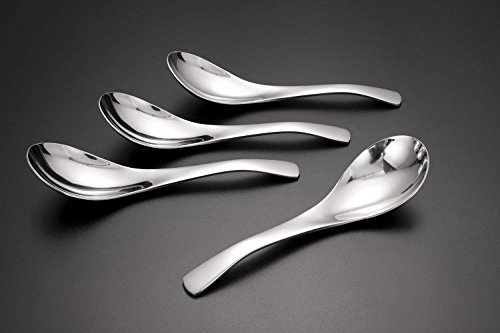 Comiart Stainless Steel Soup Spoon, Coffee Spoon, Table Spoon,Thick Heavy Weight For Home, Kitchen Or Restaurant, Set Of 6 (Soup Spoon) #TOP6