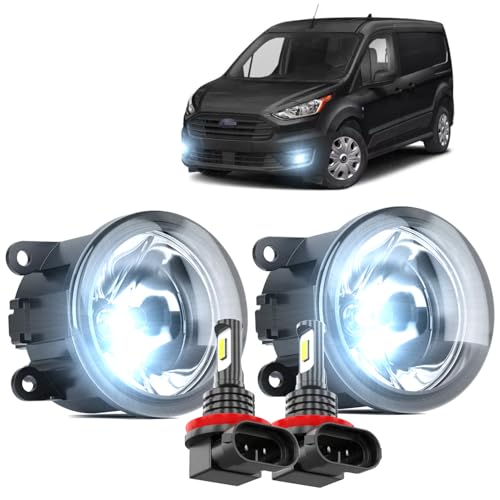 CJZJPV Fog Light Assembly Fit for Ford Transit Connect 2011-2023 with Bulbs...