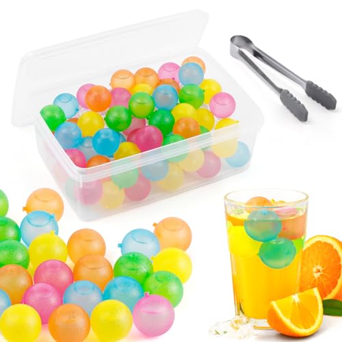 Cubos de hielo reutilizables redondos, pack de 60 miniatura 1