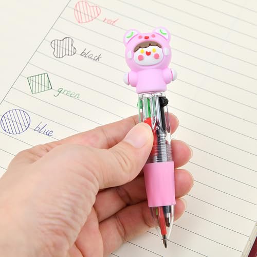 Bolígrafo multicolor ordinarYone 4 en 1 retráctil con diseños de dibujos animados 4