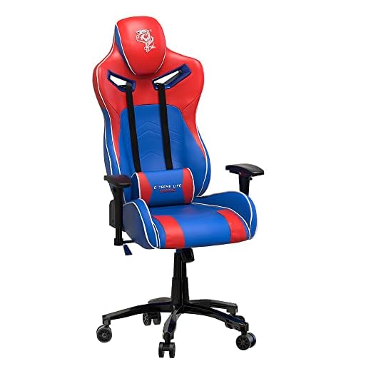 CADEIRA GAMER SUPER HERO C/VERMELHO/AZUL - CH06RDBE - ELG