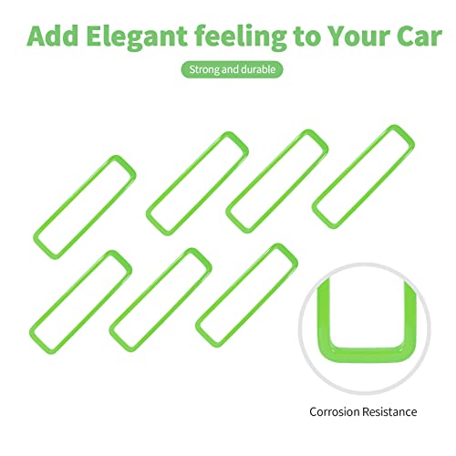 Image of Hood Vent Cover Cowl Panel Vent Cover Trim Fit for 2018-2026 Jeep Wrangler JL JLU & Gladiator JT Exterior Accessorie(Green)