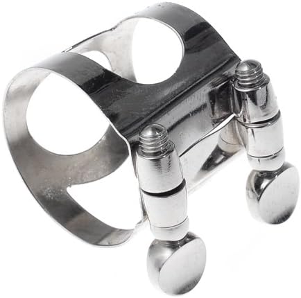 1pc Alto Saxophone Ligature Nickel Metal Saxophone Accessories