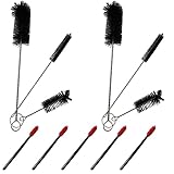 BLLNDX Hummingbird Feeder Cleaning Kit - 11PCS Mini Nylon Tube Brush Set for Hard to Reach Places