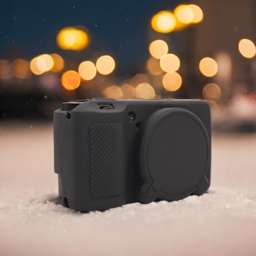 Funda silicona para cámara Ricoh GRIII GRIIIX black miniatura 2