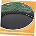 BESPORTBLE Trampoline Pad Replacement Trampoline Bottom Net Round Cover Accessories Oxford Cloth Easy Install Safety Pad